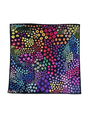 Mascada Lucida con estampado floral para mujer