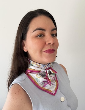 Mascada Lucida para mujer
