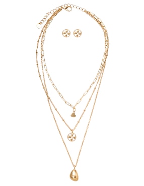 Aretes y collar Map