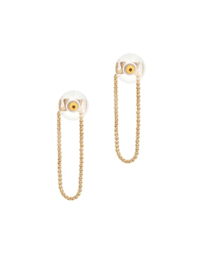 Aretes largos Map con acabado brillante