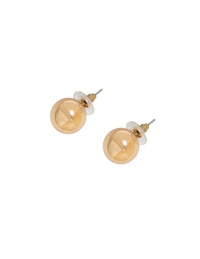 Set de aretes esfera Map con acabado lustre