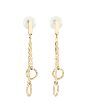 Aretes Largos circulares Map con acabado lustre
