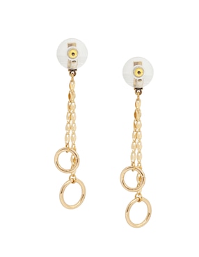 Aretes Largos circulares Map con acabado lustre