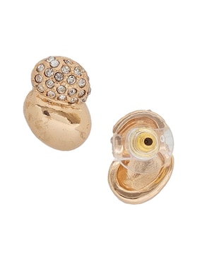 Aretes cortos Map con acabado brillante