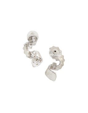 Aretes largos Map con acabado brillante