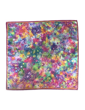 Mascada Lucida con estampado abstracto para mujer