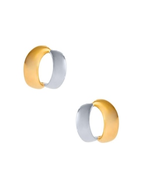 Aretes de barra Nuvi con acabado brillante