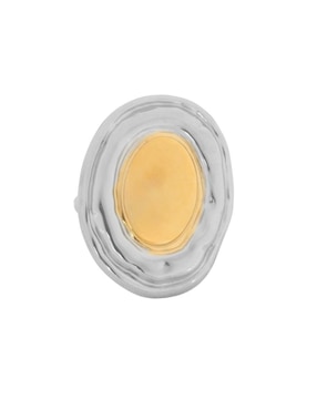 Anillo oval Nuvi brillante