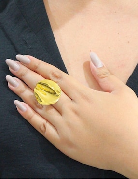 Anillo circular Nuvi brillante