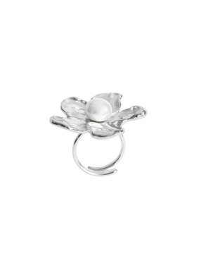Anillo de flor Nuvi brillante