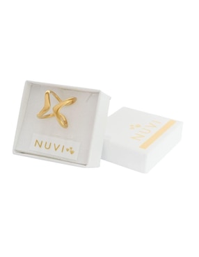 Anillo de mariposa Nuvi brillante