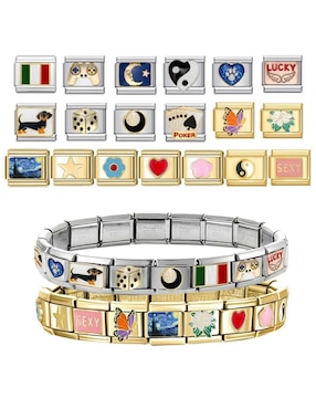 Set de brazalete Lab.g acabado brillante
