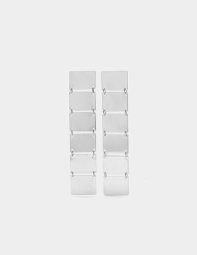 Aretes largos rectangulares Parfois