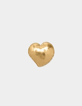 Broche Parfois de zinc corazón