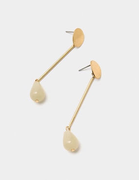 Pendientes largos Parfois con acabado pulido