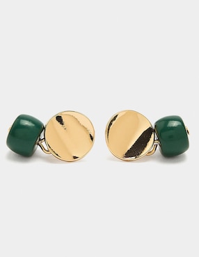 Aretes cortos Parfois Funky Harmony con acabado brillante