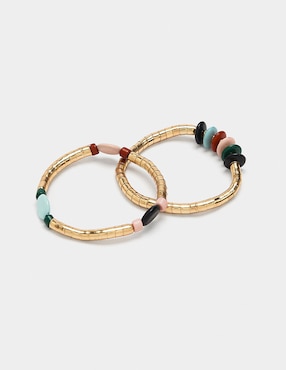 Set pulsera Parfois acabado birllante