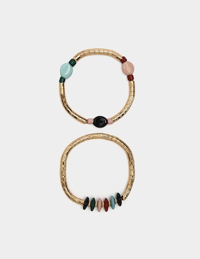 Set pulsera Parfois acabado birllante