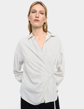 Camisa Parfois manga larga para mujer