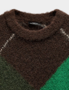 Suéter Parfois cuello redondo para mujer