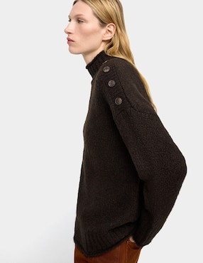 Suéter Parfois cuello alto para mujer