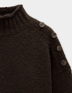 Suéter Parfois cuello alto para mujer