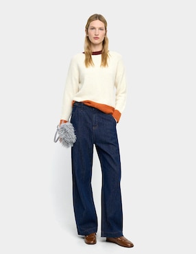 Suéter Parfois cuello redondo para mujer