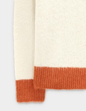 Suéter Parfois cuello redondo para mujer