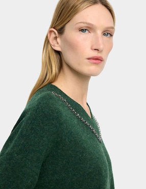 Suéter Parfois cuello V para mujer
