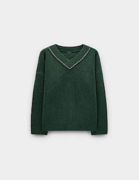 Suéter Parfois cuello V para mujer