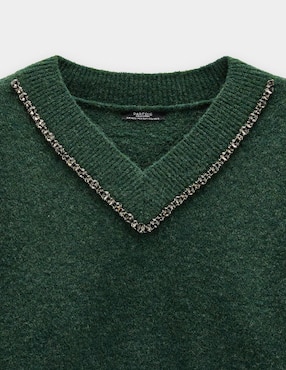 Suéter Parfois cuello V para mujer