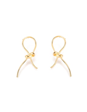 Aretes largos Lieb con acabado liso