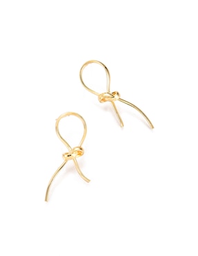 Aretes largos Lieb con acabado liso
