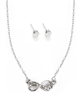 Aretes y collar Lieb Cristal