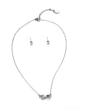 Aretes y collar Lieb Cristal