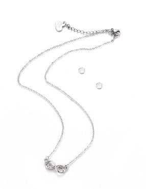 Aretes y collar Lieb Cristal
