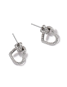 Aretes y collar de Forma de Corazón Lieb Zirconia