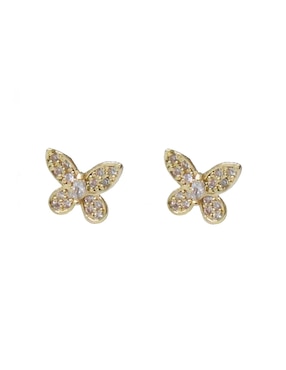 Aretes y collar de Forma de Mariposa Lieb Zirconia