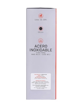 Termo Pook de acero inoxidable con tapa rosca 500 ml