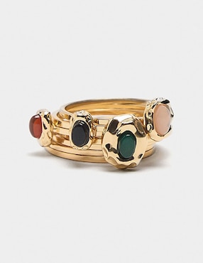 Set anillo Parfois brillante