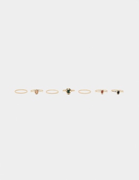 Set anillo Parfois brillante