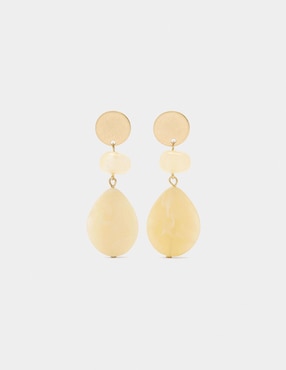 Aretes largos Parfois con acabado brillante