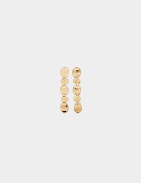 Aretes cortos Parfois Golden Basics