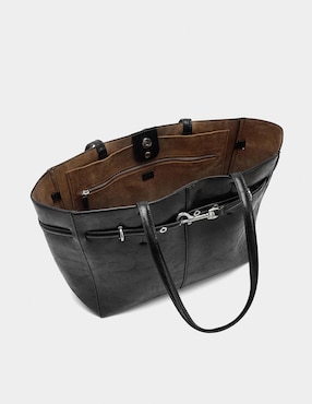 Bolsa shopper Parfois Croco1M para mujer