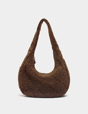 Bolsa shoulder Parfois Oblique 3 de cuero para mujer