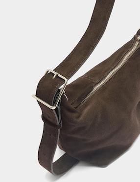 Bolsa crossbody Parfois Cora de cuero para mujer