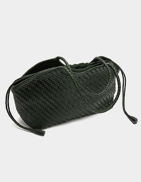 Bolsa shopper Parfois de cuero para mujer
