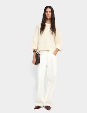 Suéter Parfois cuello redondo para mujer