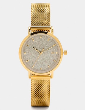 Reloj Parfois Gold Tray para mujer 242970
