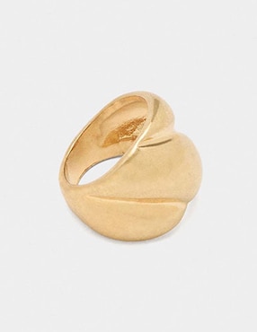 Anillo Parfois Golden Basics pulido